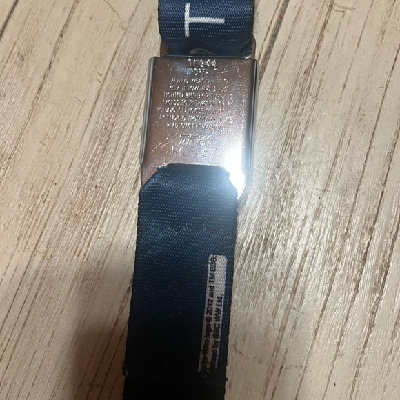 Navy Seatbelt Belt - Picture 3 of 5